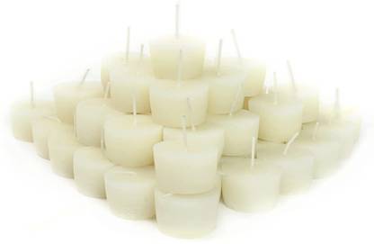 Sitara Crafts Votive Candle Set of 25 Unscented Premium Wax Candle