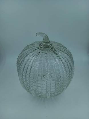 ASJACO Pumpkin Shape Cloches Candle Holder for Diwali (Multi_Pack of 1) Candle