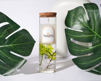 moum Verde Glow Glass Wax Candle Candle