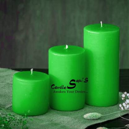 Be Calm Scented Pure Wax Big Pillar Candles (6x3,4x3,3x3 Inches) Candle