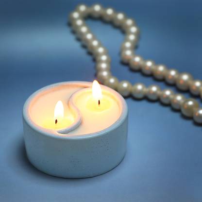 Parkash Candles Yin Yang Scented Candle || Home Decoration Candle