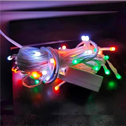 Kavyashine 48 Led 11 Meters Tiranga Rice Light for Home Decoration & National Day. Candle