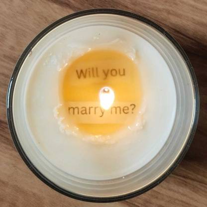 Purevalley Will You Marry Me?" Hidden Message proposal Candle Candle