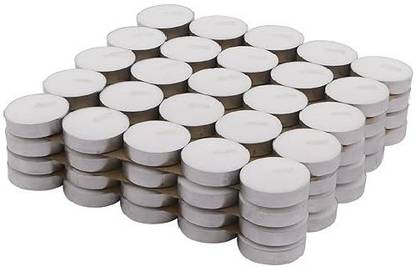 Flipkart SmartBuy Unscented Tealight Candles, Unscented Smokeless Candles Candle