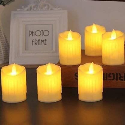 wtc 4 pcs Acrylic Dancing Candlel Candle