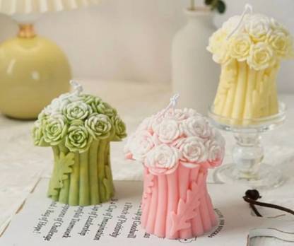 MLT Scented Rose bouquet candle Candle