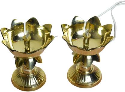 Detak GAUR ARTS Pure Brass Led Light Candle