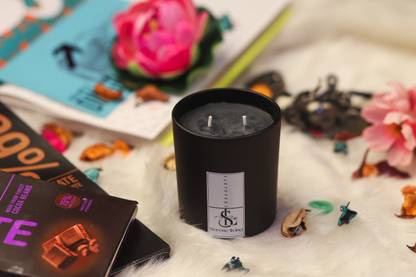 sereneliving Chocolate Scented Matt Black Votive Candle