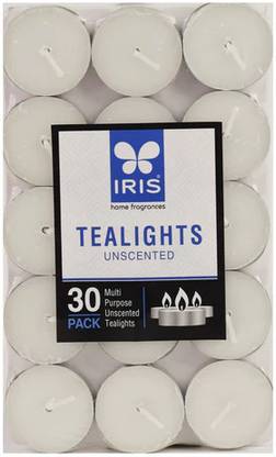 IRIS Unscented Tealight Candle