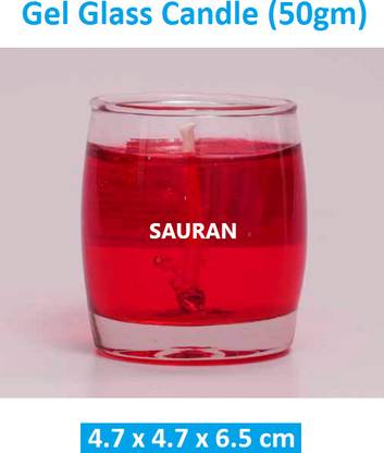 Sauran Gel Glass Candle
