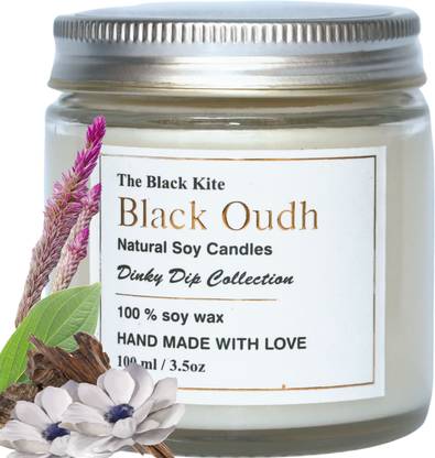 The Black Kite Black Oudh 100 ml Scented Candle