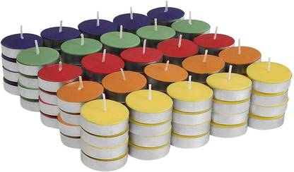 Niozaki Smokeless Tealight Candles for Home Decoration, Dripless Long Lasting Tea Light Candle