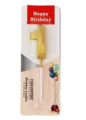 ABCD Number Candles Candle