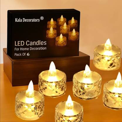 Kala Decrators Led TeaLight Candles Artificial, Home Decoration Birthday Anniversary Festival Candle