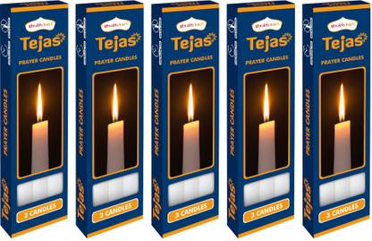 Shubhkart Tejas Candles Set 3 - 180 G (Pack Of 5) Candle