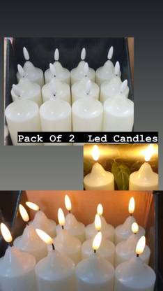 Winsome Real Looking LED Candles Cell Operated pack of 2 pcs Candle