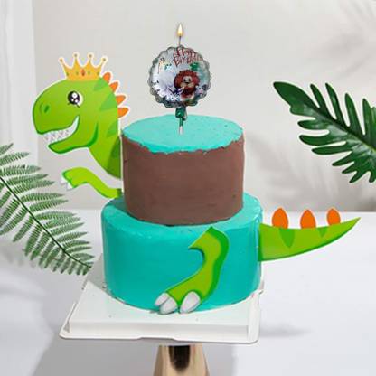 AMFIN Birthday Candle Animal Jungle Cake Decoration Candle