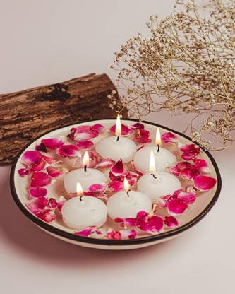 ASIDEA Floating candles pack of 20 Candle