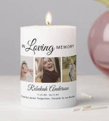 BJ CRAFT Customized Photo candle Candle