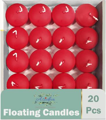 ASIDEA Floating candles pack of 20 Candle