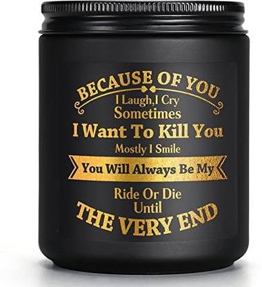 UOKPT Funny Candles Gifts for Women Friends Birthday Lavender Scented Candle Gift Candle