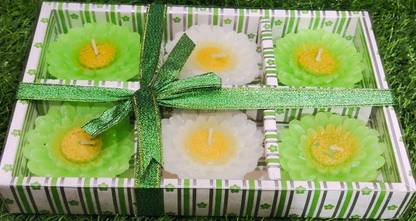 seven apple Floating Sunflower Candles Candle
