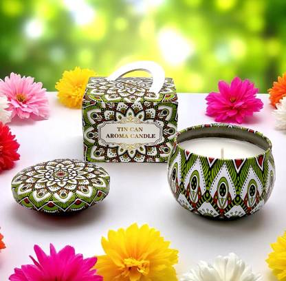 Maefele Cool Breeze Paisley Candle – Premium Scented Jar with Gift Box-Floral Candle