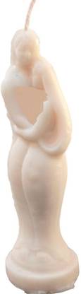 Celestial White Couple Embrace Ritual Candle – Hoodoo, Conjure, Spellwork Use Pack 10 Candle