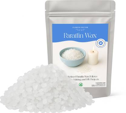 Floryn decor Pure Paraffin Wax for Candle | Paraffin Wax for Candle Making (Pack of 5 Kg) Candle