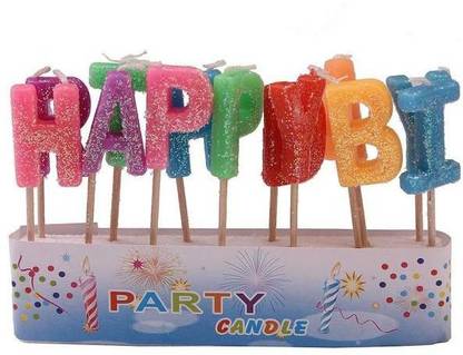 Rop Party Kingdom Birthday Alphabet Candles Candle