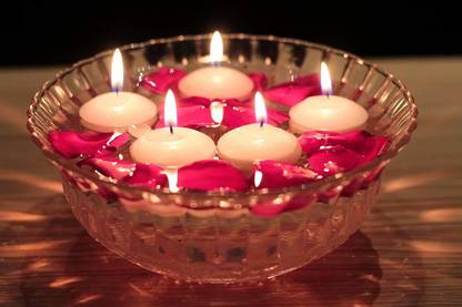 Apik Floating Candles Nuggets Candles with Burn time of 5+ Hours Candle