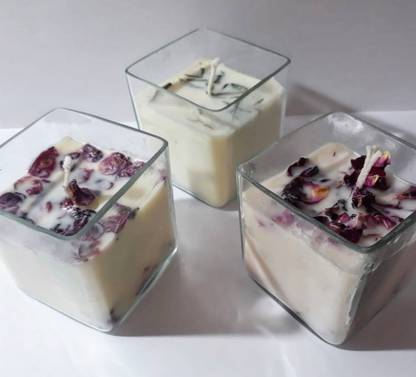 CD CRAFTS Square Jars Candle