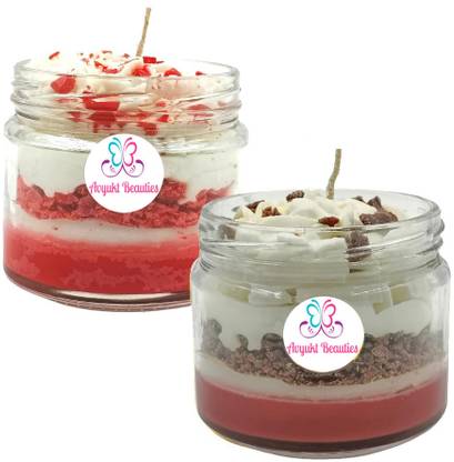 Avyukt Beauties Scented Wax Blend Jar Candle Set Candle