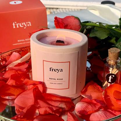 Freya Royal Rose Soy Candle