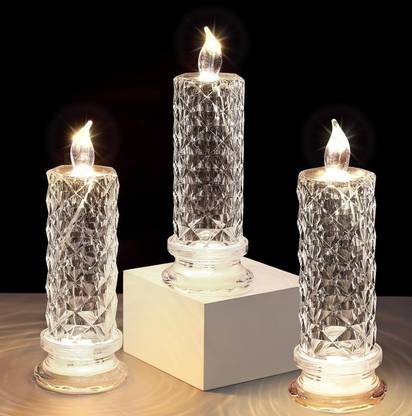 Shant Led Glass Candle Lamp Candle