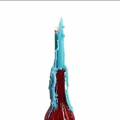 Candlestock Wine Bottle Drip Candles 10 Pack of Assorted Dripping Candles Candle