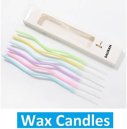 Sauran Pack of 1 Spiral Candles 30W x 150H Millimeters WC96.1 Candle