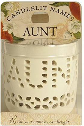Candlelit Names Aunt Candle
