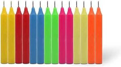 DEVOTIONAL Multi-colour Candles - 13 Pieces Candle