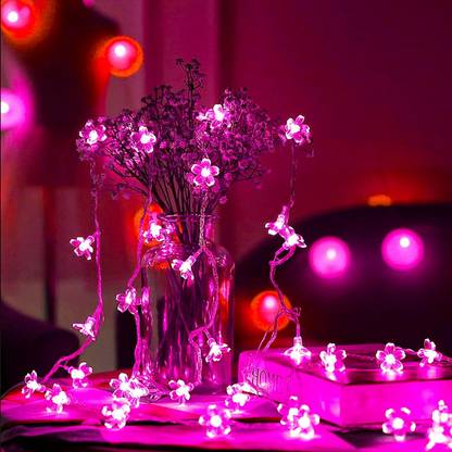 Vespa ™Flower String Lights 18 LED 3 Meter Fairy Cherry Blossom Aesthetic Decorative Candle