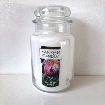 yankee Sugared Apple Large Jar Candle Fresh Scent Candle