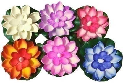 BestCollections Floating Lotus Automatic Sensor LED Candles Candle Candle