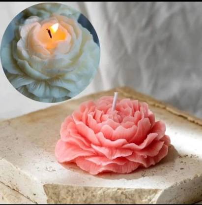 LUMINIXFLAME Pink Rose scented Candle