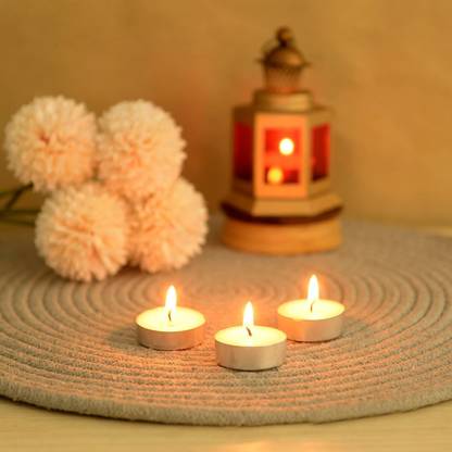 Morison Tealight Candles, 3-Hour Burn Time, Smokeless,Diwali Special, All Festival Candle