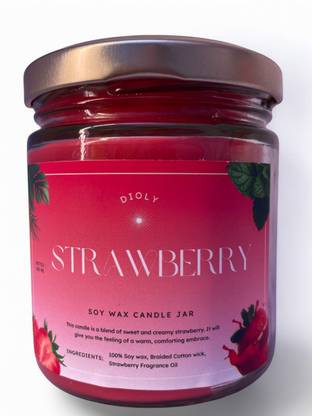 Dioly Scented Glass Jar Candle