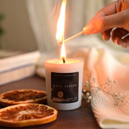 SoSa Candles Cozy Corner Set of 1 Scented Candles For Home, 70g Candle