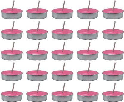 THE LIGHTINGALE Candles Rose Pack of 75 Candle