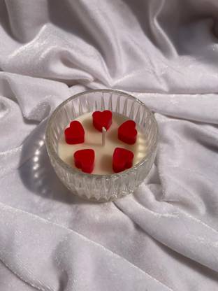 Aashvi Royal Candles Bowl Of Hearts Candle