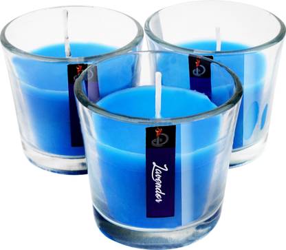 Global Overseas Glass wax Scented Jar Light Candles for Romantic Date Dinner Night ,Occasion Candle