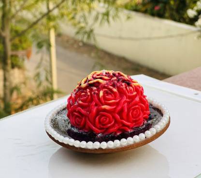 GOKU CREATIONS Big Red Rose Soy Wax Candle Candle
